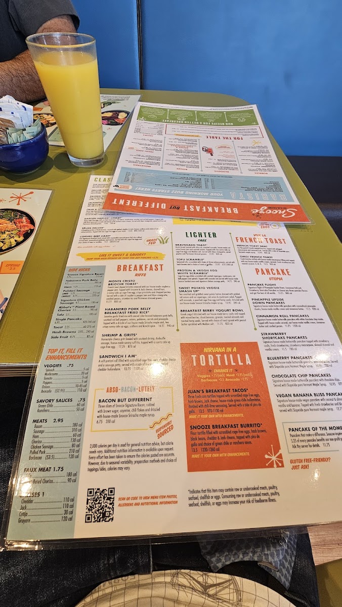 Snooze, An A.m. Eatery Menu-1