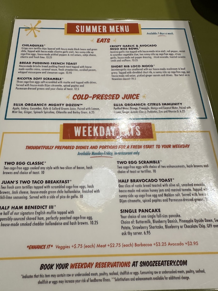 Snooze, An A.m. Eatery Menu-10